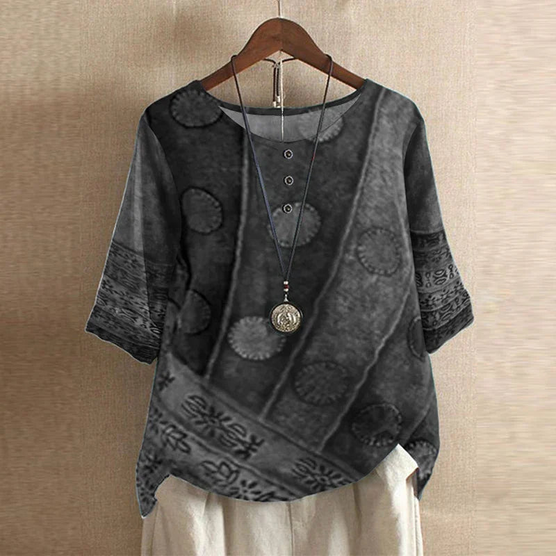 Amia™ – Vintage Style Blouse