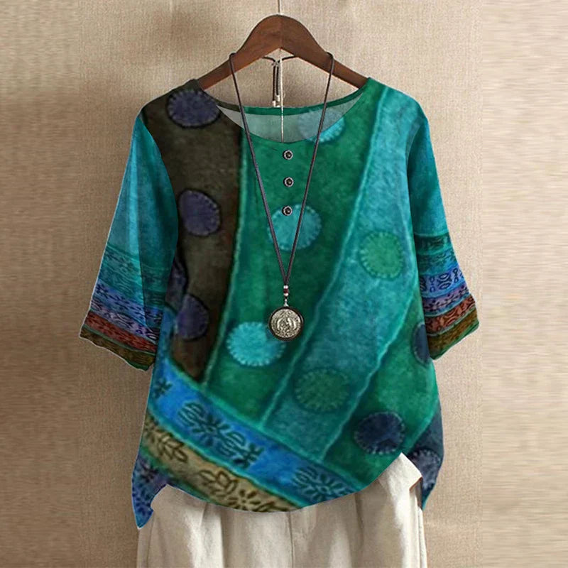 Amia™ – Vintage Style Blouse