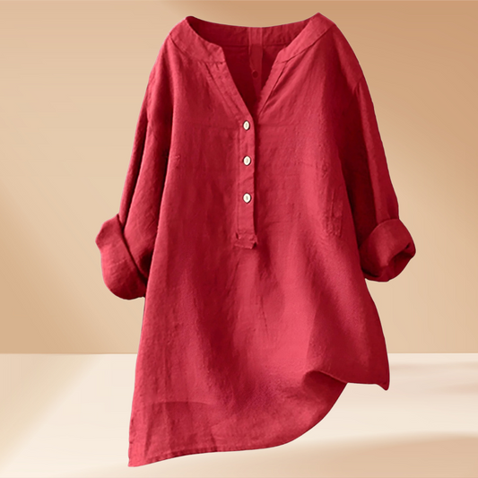 Freja™ – Airy linen button-down shirt